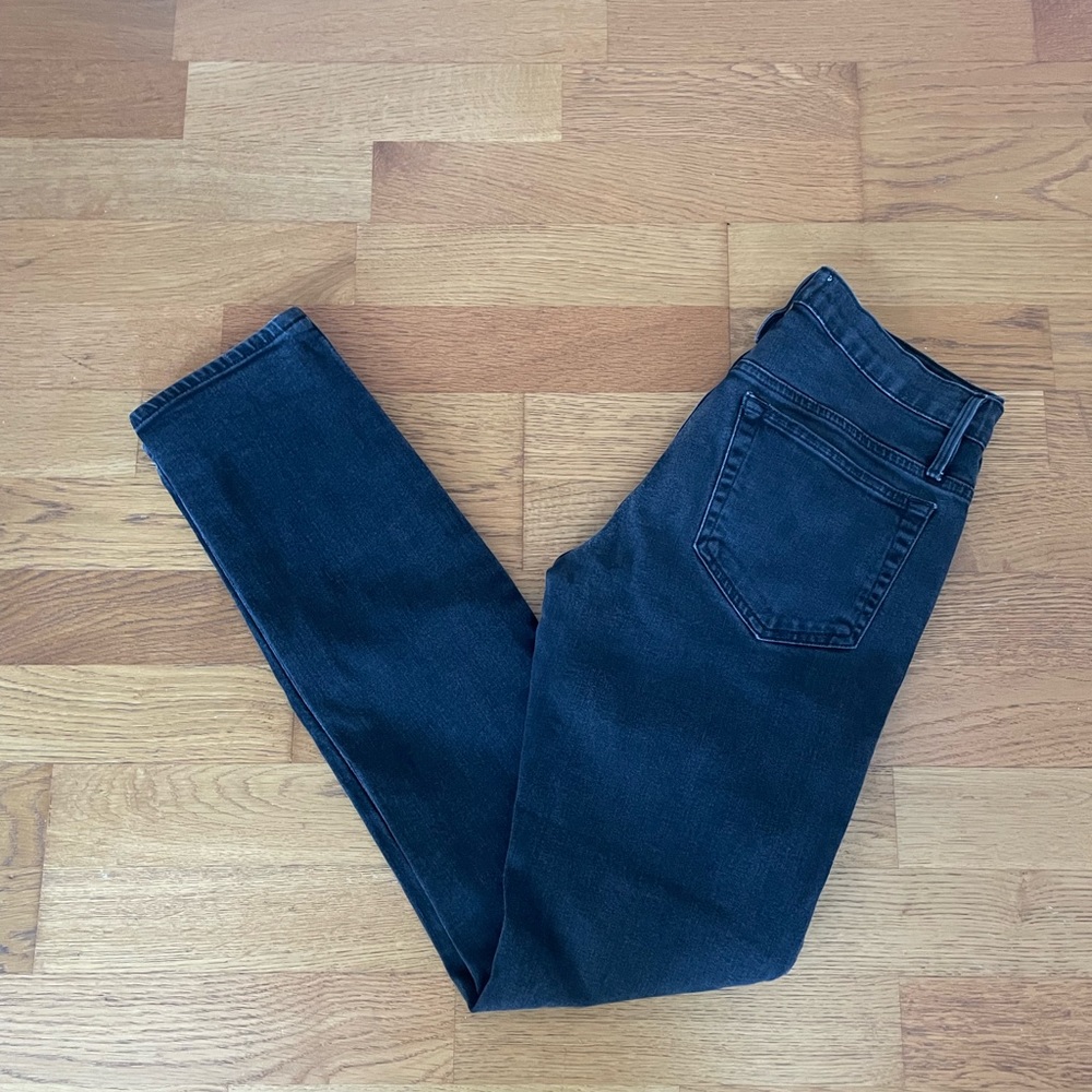 Frame Denim Men's Slim Jeans in Black - Picture 2 of 3